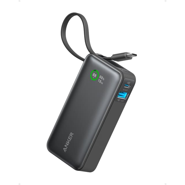 Anker Nano Power Bank(30W,Built-In USB-C Cable) with your logo